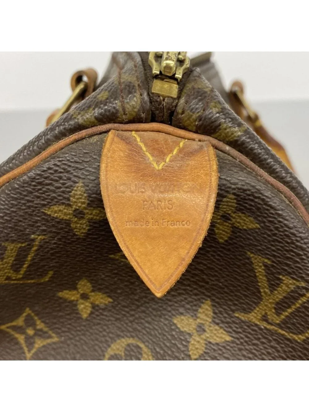 Louis Vuitton Monogram Speedy 25 Brown Handbag